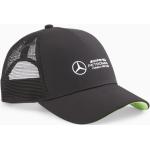 Casquettes trucker noires F1 Mercedes AMG Petronas Tailles uniques 