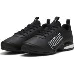 Chaussures de running Puma noires en fibre synthétique à lacets Pointure 40,5 look fashion 