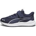 PUMA Chaussures de Running Reflect Lite Enfant 35 Navy White Silver Blue Metallic