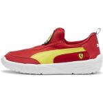 Chaussures de sport Puma Ferrari rouges à motif voitures Pointure 27,5 look fashion pour enfant 