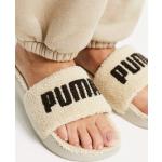 Claquettes de piscine Puma en caoutchouc à bouts ouverts Pointure 39 pour femme en promo 