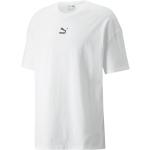 T-shirts col rond Puma blancs à manches courtes à col rond Taille XL classiques pour homme en promo 
