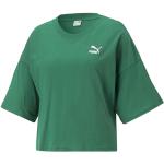 T-shirts Puma verts à manches courtes à manches courtes à col rond Taille M pour femme en promo 