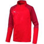 Sweatshirts Puma rouges en polyester pour fille en promo de la boutique en ligne 11teamsports.fr 