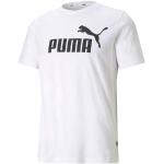 T-shirts Puma blancs en coton à manches courtes à manches courtes Taille 4 XL look fashion pour homme en promo 