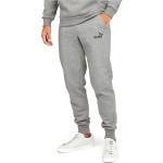 Pantalons classiques Puma Essentials gris en polaire Taille L plus size look fashion pour homme 
