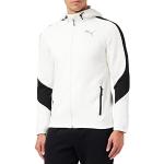 Sweats Puma Evostripe blancs en caoutchouc à capuche Taille XL pour homme en promo 