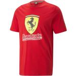 Shorts de sport Puma Ferrari rouges en jersey à motif moto Ferrari look streetwear pour homme 