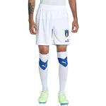 PUMA FIGC Shorts Réplique, White Ignite Blue, XXL Homme