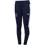 Pantalons taille élastique Puma Figc bleues foncé Fédération italienne de football Taille M pour homme 