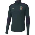 Puma FIGC Training 1/4 Zip T-Shirt, Ponderosapine, S pour des Hommes