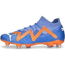 PUMA Homme Future Pro Mxsg Chaussure de Football, Blue Glimmer White Ultra Orange, 42 EU