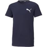 T-shirts à col rond Puma Active bleues foncé en polyester pour garçon de la boutique en ligne Amazon.fr 