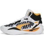Chaussures de basketball  Puma blanches en caoutchouc légères Pointure 48 look fashion pour homme 