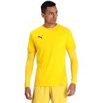 T-shirts Puma jaunes à manches courtes à manches courtes à col rond Taille M look fashion pour homme 