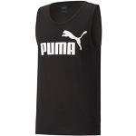 T-shirts basiques Puma noirs en coton Taille S look casual pour homme en promo 