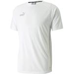 T-shirts Puma blancs en viscose à manches courtes Taille XXL look casual pour homme en promo 