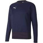 Sweats à col rond Puma teamGOAL bleus en polyester à manches longues à col rond Taille 3 XL look fashion pour homme 