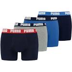 Boxers Puma Basic bleus en lot de 4 Taille L look fashion pour homme 