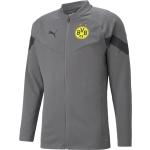 Vestes de costume Puma grises en caoutchouc Borussia Dortmund Taille 3 XL look fashion pour homme 