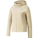 Sweats zippés Puma Evostripe beiges à capuche Taille XS look fashion pour femme 