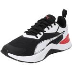 PUMA Unisex Adults' Sport Shoes INFUSION Road Running Shoes, PUMA BLACK-PUMA WHITE-FOR ALL TIME RED, 41