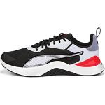 PUMA Unisex Adults' Sport Shoes INFUSION Road Running Shoes, PUMA BLACK-PUMA WHITE-FOR ALL TIME RED, 44