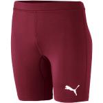 Shorts de sport Puma Liga rouges en polyester respirants Taille XXL pour homme en promo 