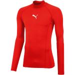 Maillots de sport Puma Liga rouges en polyester à manches longues Taille L pour homme en promo 