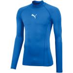 Maillots de sport Puma Liga bleus en polyester à manches longues Taille L pour homme en promo 