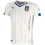 Puma Maillot extérieur Italie FIGC Replica Homme Blanc/Bleu FR : 60/62 (Taille Fabricant : XXL)