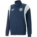 Vestes de sport Puma Archive bleues à motif ville Manchester City F.C. Taille S look fashion pour homme 