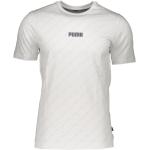 T-shirts col rond Puma blancs à motif ville Manchester City F.C. à manches courtes à col rond en promo 