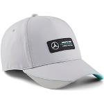 Casquettes de baseball Puma Mercedes AMG Petronas argentées Tailles uniques look fashion en promo 