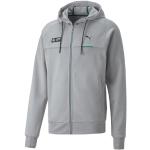 PUMA Mapf1 Hooded Sweat Jacket Veste, Argenté (Mercedes Team Silver), S Homme