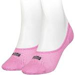 Chaussettes Puma roses en fil filet de foot Pointure 35 look fashion pour femme 