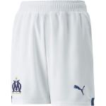 Shorts de football Puma blancs Olympique de Marseille respirants look fashion 