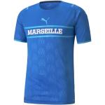 Maillots de l'OM Puma bleus Olympique de Marseille Taille M look fashion pour homme 