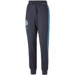 Joggings Puma bleues azur Olympique de Marseille Taille M look fashion pour homme 