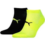 Puma Performance Train Light Sneaker 2P Chaussettes de sport Homme, Gris (Black/ Yellow 385), 43/46