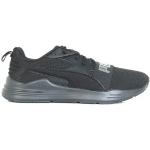 Chaussures multisport Puma Wired Run noire en fil filet légère pour pieds larges à lacet Pointure 41 look fashion pour homme 