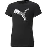 T-shirts à col rond Puma noirs en caoutchouc pour fille de la boutique en ligne Amazon.fr avec livraison gratuite Amazon Prime 
