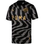 T-shirts col rond Puma noirs en polyester respirants à manches courtes à col rond Taille S pour homme en promo 
