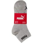 Puma Quarter Lot de 3 paires de chaussettes basses Grey/White/Black UK 6-8