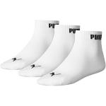 Socquettes Puma blanches en coton en lot de 3 classiques 