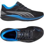 Chaussures de running Puma noires en caoutchouc respirantes Pointure 44,5 pour homme en promo 