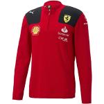 PUMA Scuderia Ferrari - Sweat-Shirt de l'équipe 2023 avec Demi-Fermeture éclair - Rouge - Hommes - Taille: XXL