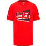 PUMA Scuderia Ferrari - T-Shirt du Pilote Carlos Sainz - Rouge - Hommes - Taille: XL