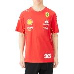 PUMA T-Shirt Charles Leclerc Scuderia Ferrari 2024 pour Hommes - Vitesse Rouge - Taille: XXL
