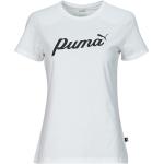 T-shirts Puma blancs Taille L pour femme en promo 